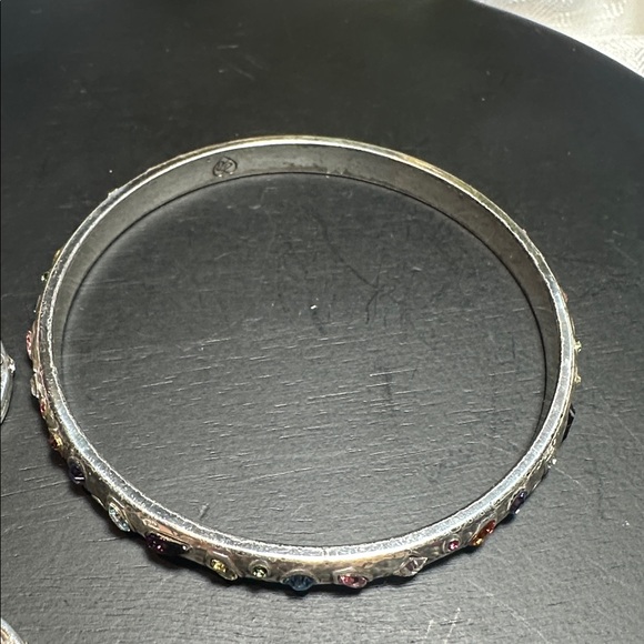 2pc Brighton collectibles earrings & bangle bracelet “secret of love” - Picture 7 of 8